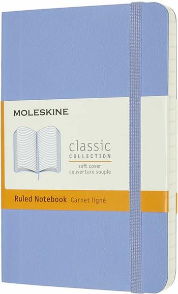 Taccuino Moleskine a righe Pocket copertina morbida Hydrangea. Blu  Moleskine 2020 | Libraccio.it