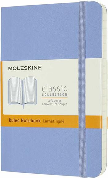 Taccuino Moleskine a righe Pocket copertina morbida Hydrangea. Blu  Moleskine 2020 | Libraccio.it