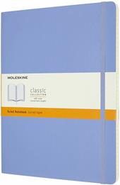 Taccuino Moleskine a righe X-Large copertina morbida Hydrangea. Blu