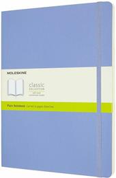 Taccuino Moleskine a pagine bianche X-Large copertina morbida Hydrangea. Blu