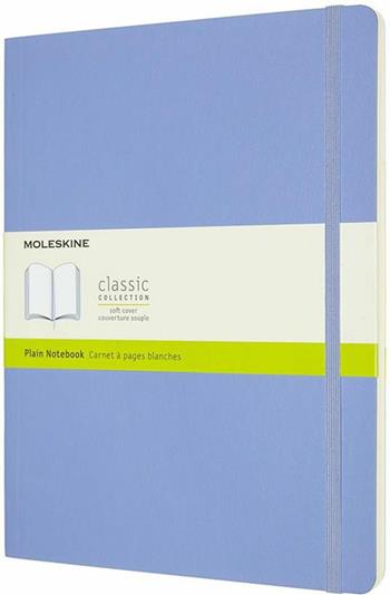 Taccuino Moleskine a pagine bianche X-Large copertina morbida Hydrangea. Blu  Moleskine 2020 | Libraccio.it