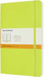 Taccuino Moleskine a righe Large copertina morbida Lemon. Verde