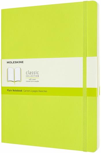 Taccuino Moleskine a pagine bianche X-Large copertina morbida Lemon. Verde  Moleskine 2020 | Libraccio.it