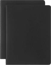 Taccuino Moleskine Smart Cahier, XL, a righe, 2 pz, nero - 19 x 25 cm