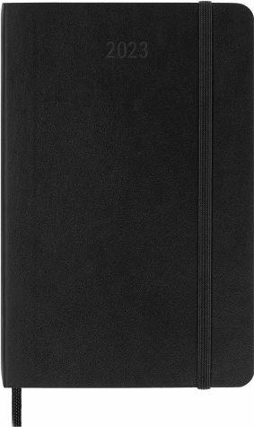 Agenda settimanale Moleskine 2023, 12 mesi con spazio per note, Pocket, copertina morbida, Nero - 9 x 14 cm  Moleskine 2022 | Libraccio.it