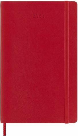 Agenda settimanale Moleskine 2023, 12 mesi con spazio per note, Large, copertina morbida, Rosso scarlatto - 13 x 21 cm  Moleskine 2022 | Libraccio.it