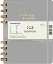 Agenda spiralata Moleskine 2023, 12 mesi, XL, Remake Smoke - 20,4 x 25,2 cm