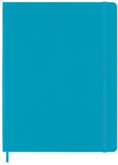 Agenda settimanale Moleskine 2022-2023, 18 mesi con spazio per note, XL, copertina rigida - Blu