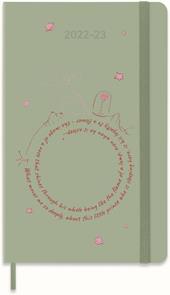 Agenda settimanale Moleskine 2022-2023, 18 mesi con spazio per note, Large - Il piccolo principe Rosa
