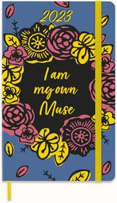 Agenda settimanale Moleskine 2023, 12 mesi, Large, Frida Kahlo, con spazio per note, blu - 13 x 21 cm