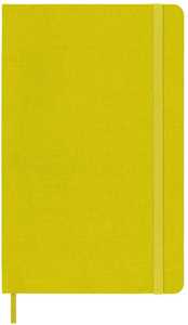 Taccuino Moleskine, a righe, Large, copertina rigida - Seta giall...