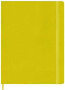 Taccuino Moleskine, a righe, Large, copertina rigida - Seta giall...