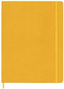 Taccuino Moleskine, a righe, XL, copertina rigida - Arancione giallo
