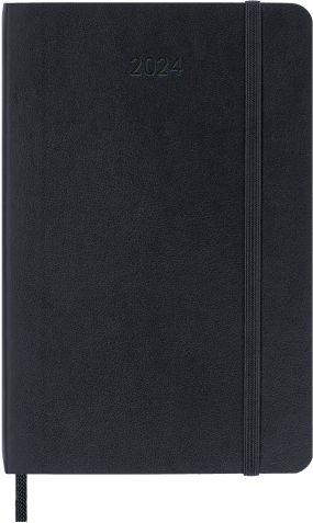 Agenda Moleskine giornaliera 2024, 12 mesi, Pocket, copertina morbida, Blu  zaffiro - 9 x 14 cm Moleskine