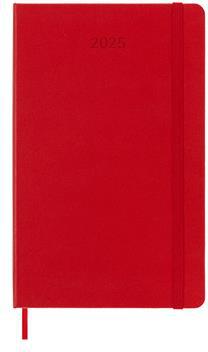 Agenda settimanale con spazio per note 12 mesi, 2025 Moleskine, Large, Copertina rigida, Rosso scarlatto - 13 x 21 cm  Moleskine 2024 | Libraccio.it
