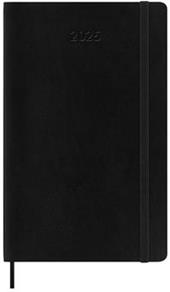 Agenda settimanale orizzontale 12 mesi, 2025 Moleskine, Large, Copertina morbida, Nero - 13 x 21 cm