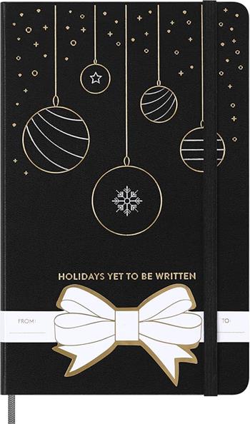 Taccuino natalizio Moleskine Holiday Notebook, Large, Ruled, a Righe, Copertina Rigida - Nero  Moleskine 2024 | Libraccio.it