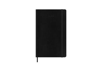 Agenda giornaliera Moleskine 2025-26, 12 mesi, Large, Copertina morbida, Nero - Large 13x21  Moleskine 2025 | Libraccio.it