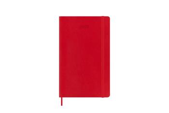 Agenda giornaliera Moleskine 2025-26, 12 mesi, Large, Copertina morbida, Rosso scarlatto - Large 13x21  Moleskine 2025 | Libraccio.it