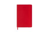 Agenda giornaliera Moleskine 2025-26, 12 mesi, Pocket, Copertina morbida, Rosso scarlatto - Pocket 9x14