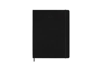 Agenda settimanale Moleskine 2025-26, verticale PRO 12 mesi, XL, Copertina rigida, Nero - XL 19x25  Moleskine 2025 | Libraccio.it