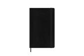 Agenda settimanale Moleskine 2025-26, con spazio per note 12 mesi, Large, Copertina morbida, Nero - Large 13x21