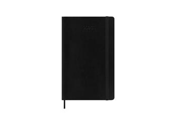 Agenda settimanale Moleskine 2025-26, con spazio per note 12 mesi, Large, Copertina morbida, Nero - Large 13x21  Moleskine 2025 | Libraccio.it