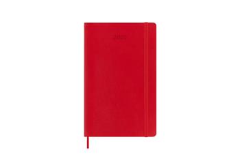 Agenda settimanale Moleskine 2025-26, con spazio per note 12 mesi, Large, Copertina morbida, Rosso scarlatto - Large 13x21  Moleskine 2025 | Libraccio.it
