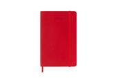Agenda settimanale Moleskine 2025-26, con spazio per note 12 mesi, Pocket, Copertina morbida, Rosso scarlatto - Pocket 9x14