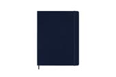 Agenda settimanale Moleskine 2025-26, con spazio per note 12 mesi, XL, Copertina rigida, Blu zaffiro - XL 19x25