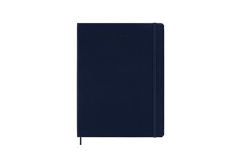 Agenda settimanale Moleskine 2025-26, con spazio per note 12 mesi, XL, Copertina rigida, Blu zaffiro - XL 19x25  Moleskine 2025 | Libraccio.it