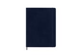 Agenda settimanale Moleskine 2025-26, con spazio per note 12 mesi, XL, Copertina morbida, Blu zaffiro - XL 19x25