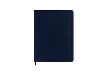 Agenda settimanale Moleskine 2025-26, con spazio per note 12 mesi, XL, Copertina morbida, Blu zaffiro - XL 19x25  Moleskine 2025 | Libraccio.it