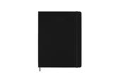 Agenda settimanale Moleskine 2025-26, con spazio per note 12 mesi, XL, Copertina rigida, Nero - XL 19x25