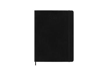 Agenda settimanale Moleskine 2025-26, con spazio per note 12 mesi, XL, Copertina morbida, Nero - XL 19x25  Moleskine 2025 | Libraccio.it