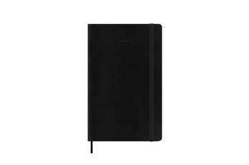 Agenda settimanale Moleskine 2025-26, orizzontale 12 mesi, Large, Copertina morbida, Nero - Large 13x21  Moleskine 2025 | Libraccio.it