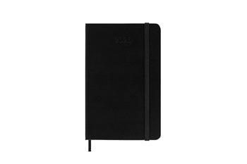 Agenda settimanale Moleskine 2025-26, orizzontale 12 mesi, Pocket, Copertina rigida, Nero - Pocket 9x14  Moleskine 2025 | Libraccio.it