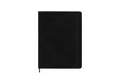 Agenda mensile Moleskine 2025-26, 12 mesi, XL, Copertina morbida, Nero - XL 19x25