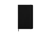 Agenda settimanale Moleskine 2025-26, verticale 12 mesi, Large, Copertina rigida, Nero - Large 13x21