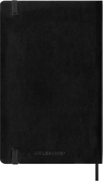 Agenda giornaliera Moleskine 2025-26, 18 mesi, Large, Copertina morbida, Nero - Large 13x21  Moleskine 2025 | Libraccio.it