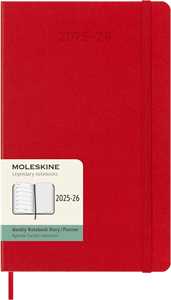 Agenda settimanale Moleskine 2025-26, con spazio per note 18 mesi...