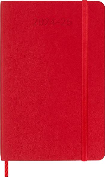 Agenda settimanale Moleskine 2025-26, con spazio per note 18 mesi, Large, Copertina morbida, Rosso scarlatto - Large 13x21  Moleskine 2025 | Libraccio.it