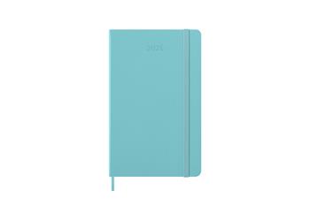 Agenda settimanale Moleskine 2025-26, con spazio per note 12 mesi, Large, Copertina rigida, Aquamarine - Large 13x21  Moleskine 2025 | Libraccio.it