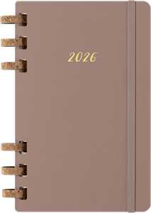 12M SPIRAL Moleskine 2025-26, PLANNER L ALMOND - Large 13x21