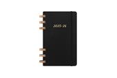 12M SPIRAL Moleskine 2025-26, ACADEMIC PLANNER L BLACK SOFT - Large 15x21