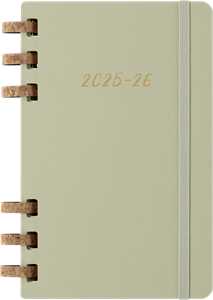12M SPIRAL Moleskine 2025-26, ACADEMIC PLANNER L KIWI - Large 15x21