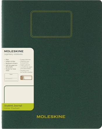 Moleskine Student cahier - taccuino XXL plain myrtle green, verde  Moleskine 2025 | Libraccio.it
