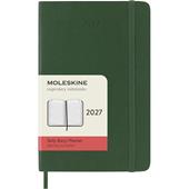 Agenda Moleskine 12 mesi giornaliera pocket verde morbida