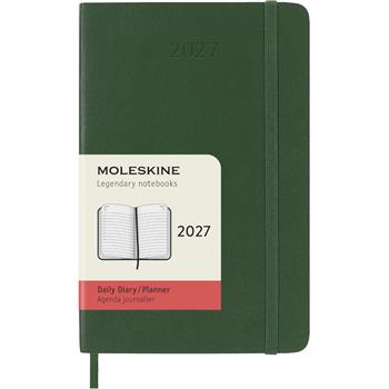 Agenda 2027 Moleskine 12 mesi giornaliera pocket verde morbida  Moleskine 2026 | Libraccio.it
