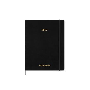 Essential Planner 2027 Moleskine settimanale verticale XXL nero  Moleskine 2026 | Libraccio.it